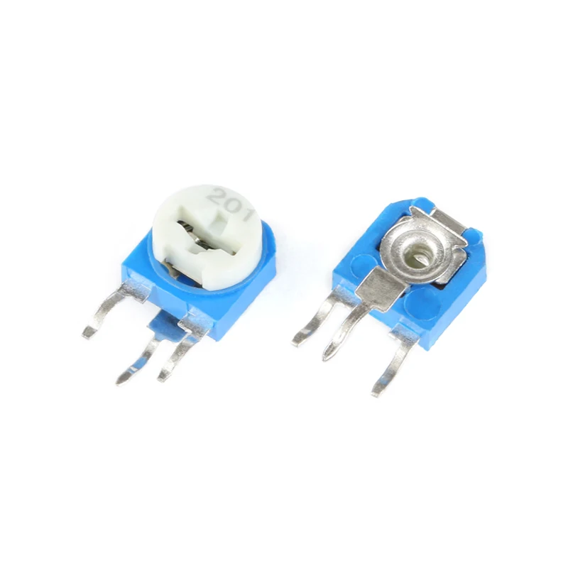 10 шт. RM063 RM-063 1 K, 2K 5K 10K 20K 50K 100K 200K 500K 1 м 100 200 500 Ом Подстроечный резистор подстроечный потенциометр переменный резистор WH06
