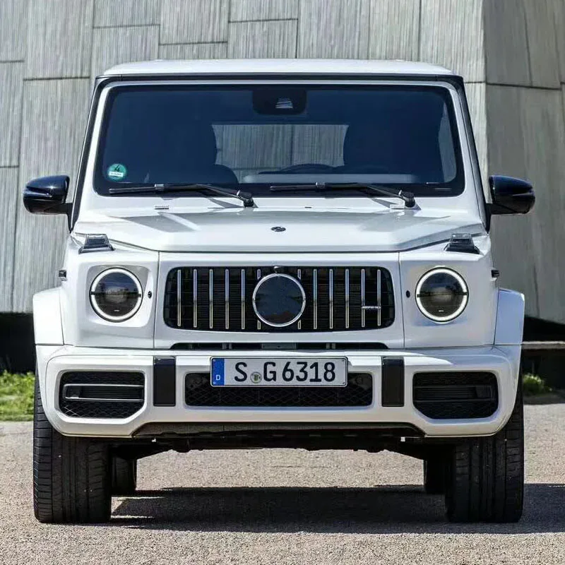 Сетчатая Решетка переднего бампера запчасти для Mercedes Benz G Class W463 1991 2016 серебристый