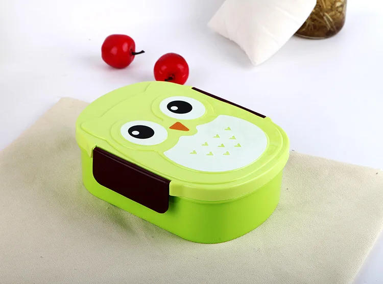 Детская миска для микроволновой печи с изображением совы бэнто-коробка обеда