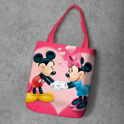 Сумка для подгузников Disney вместительная холщовая мультяшная тоут с Микки Маусом