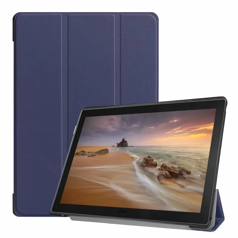 Чехол для lenovo Tab E10 TB-X104F 10," из искусственной кожи, умный чехол-подставка для lenovo Tab E 10X104, защитный чехол для планшета+ ручка
