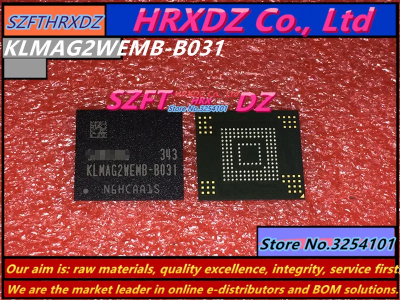 SZFTHRXDZ 100% Новый оригинальный KLMAG2WEMB B031 BGA 16G EMMC B031|Соединители| |