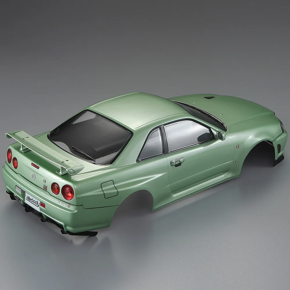 Killerbody RC автомобильный корпус 48645 Nissan Skyline(R34) Готовая Рама корпуса для 1/10 электрических турингов RC гоночный автомобиль diy запчасти