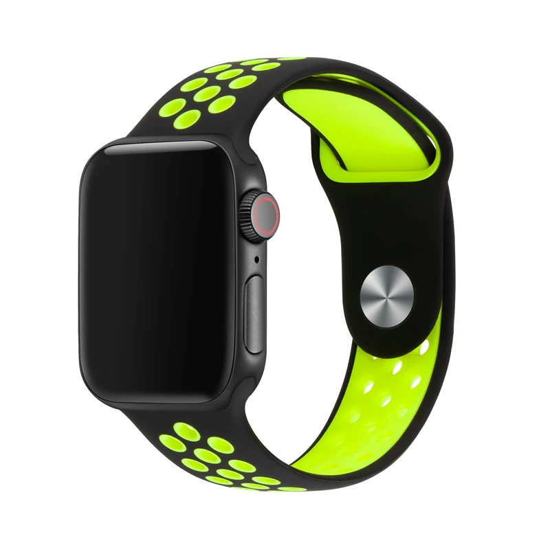 Спортивный ремешок для наручных часов Apple Watch 38 мм 40 мм 42 44 мм браслет для наручных часов Apple Watch, ремешок Ремешок для наручных часов iWatch серии 4/3/2/1 81010