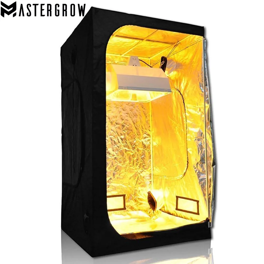 

MasterGrow 120X120X200cm Indoor Hydroponics Grow Tent, Grow Room Plant Growing, Reflective Mylar Non Toxic Garden Greenhouses
