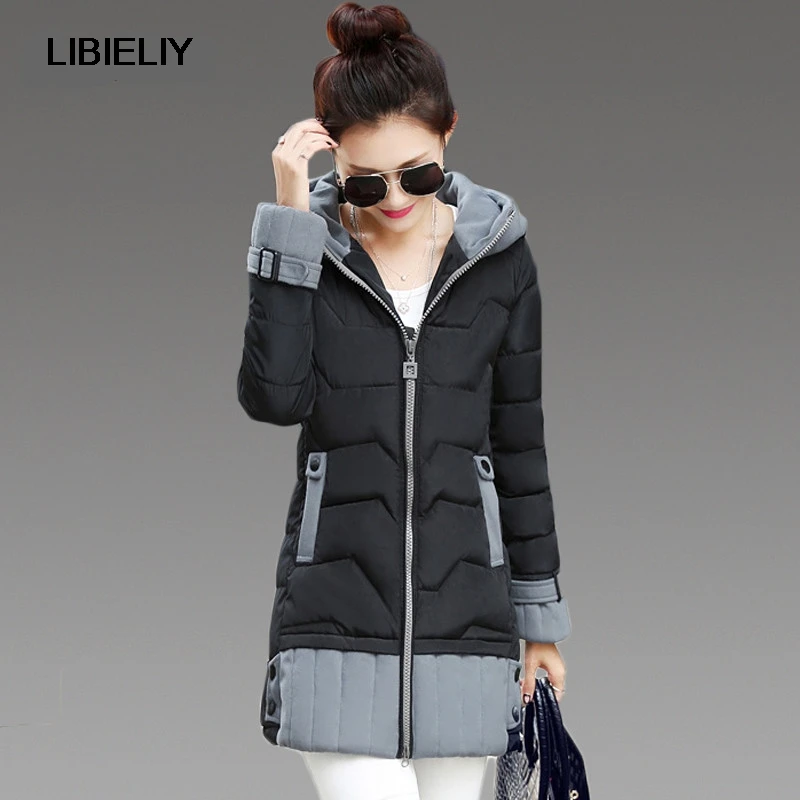 Длинная женская зимняя куртка s и пальто красивая толстая теплая Женская парка