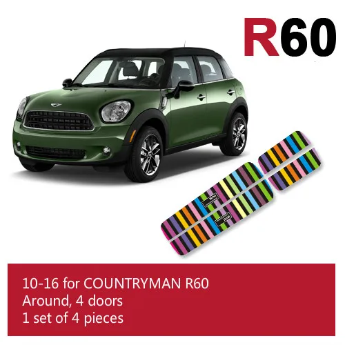 Наклейки на педали Добро пожаловать для BMW Mini Cooper CLUBMAN F54 F55 F56 F57 COUNTRYMAN F60 COUPE R50 R55 R56