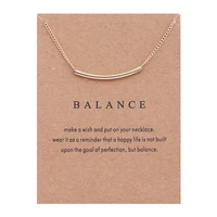 simple choker necklace jewelry new arrived golden balance bar alloy pendant chockers necklace for women gift