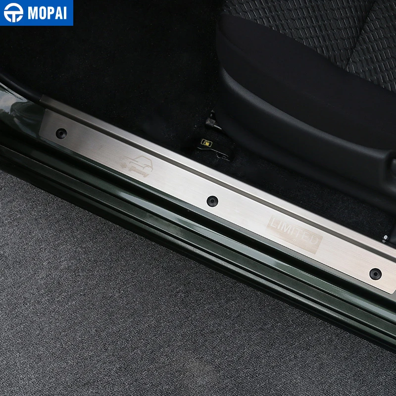 MOPAI внутренние молдинги для Suzuki Jimny 2007 вверх Накладка на порог автомобиля
