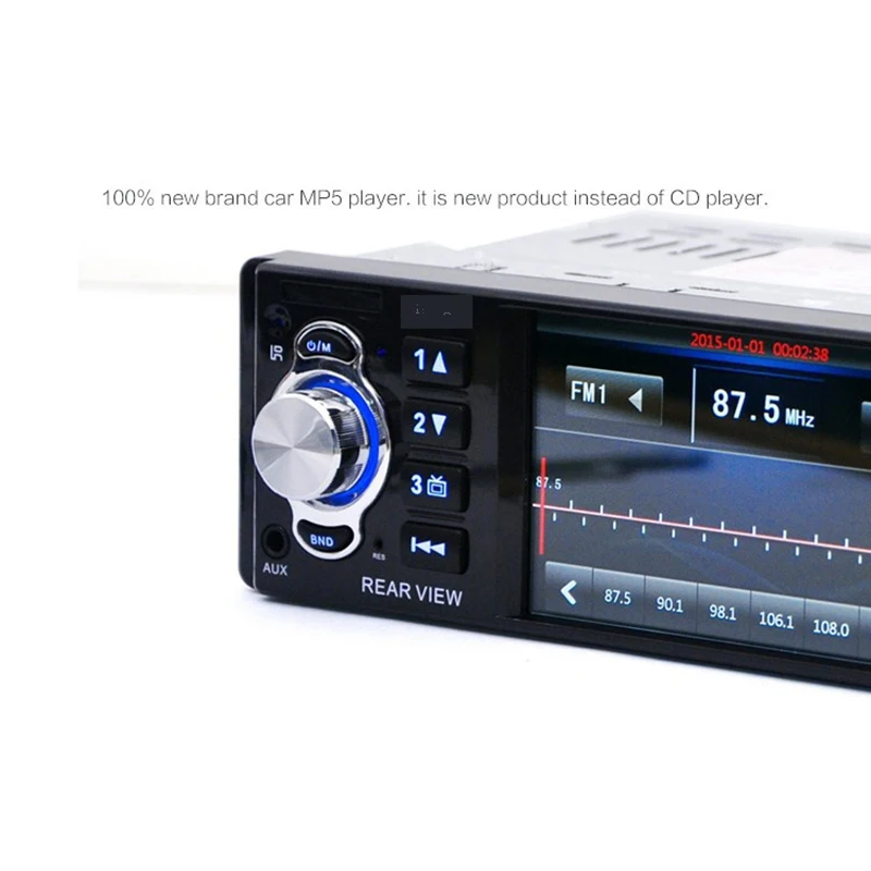 4 1 дюйма TFT HD LED экран FM радио 12 В/24 В MP3 MP4 MP5 автомобильный аудио с пультом