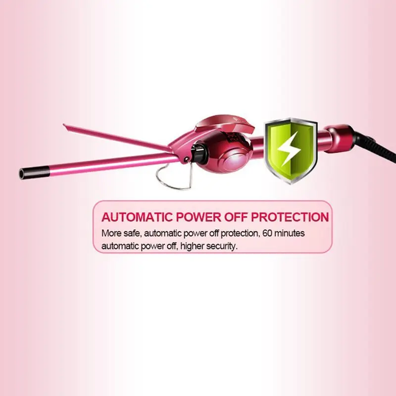 MARSKE Hair Curler Iron Curling Wand Professional Super Tourmaline Ceramic Barrel Small Slim Tongs for Short and Lo | Красота и