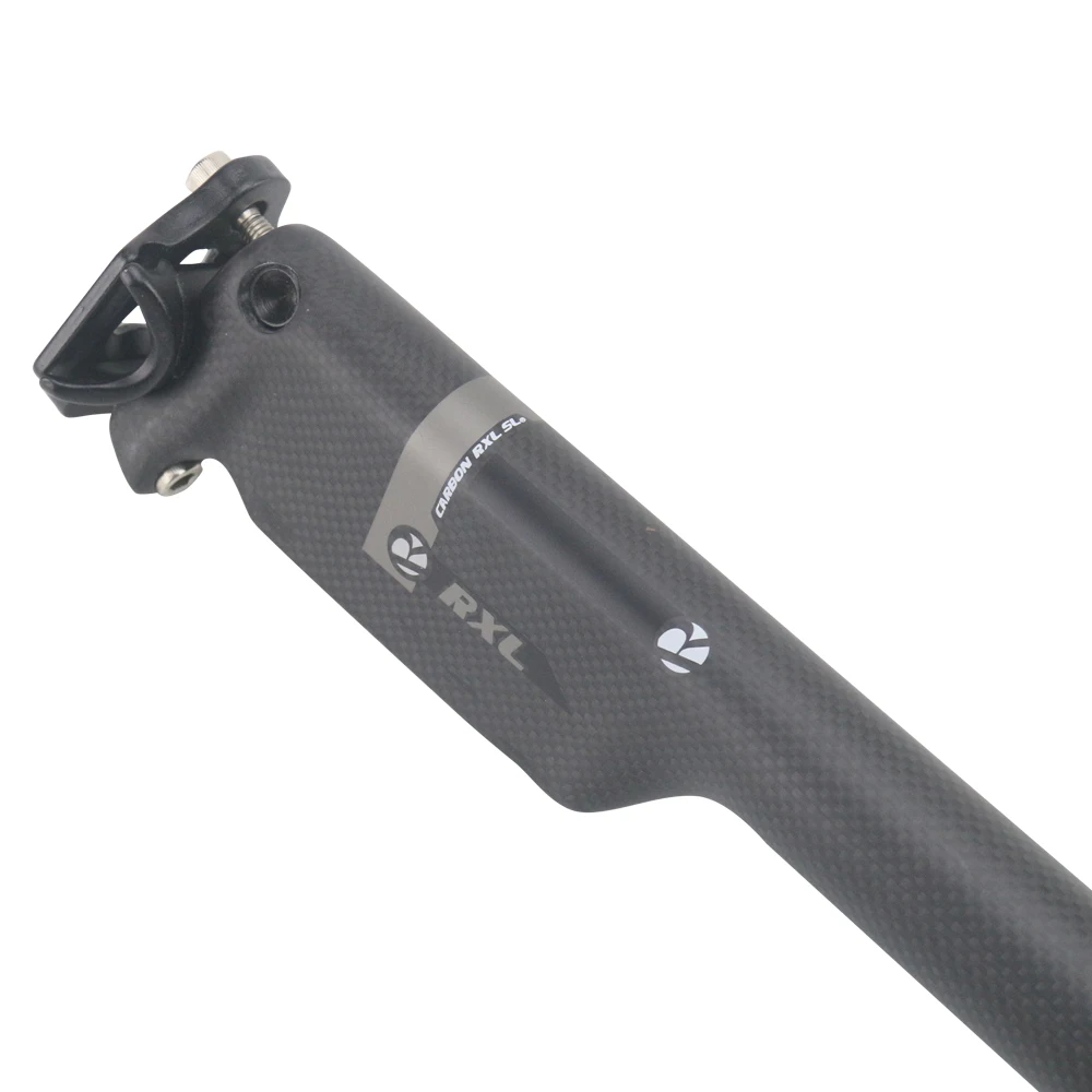 RXL SL Mountain Bike Seat Post 350/400mm Road Bicycle Seatpost Carbon 31.6/30.8/27.2mm 3K Matte Breaking Wind | Спорт и развлечения