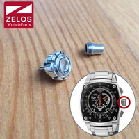 steel waterproof crown for seiko sportura 4860mm automatic mechanical watch