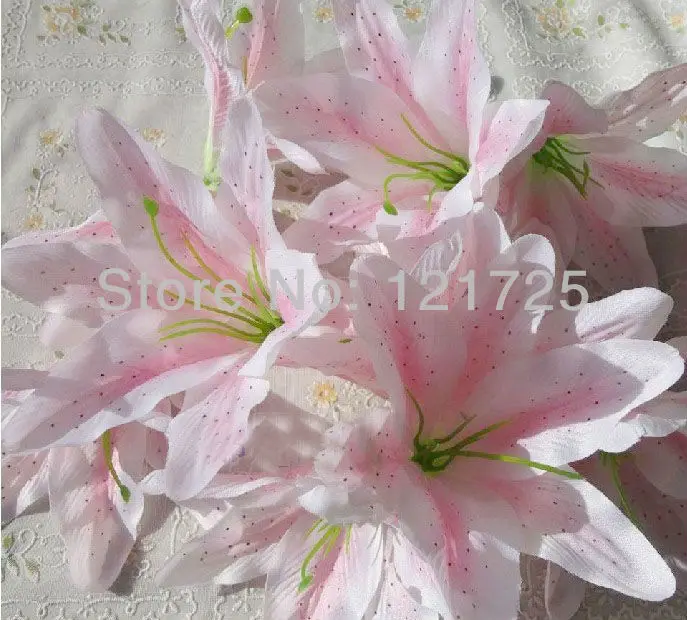

13cm artificial lily flower head wedding flowers