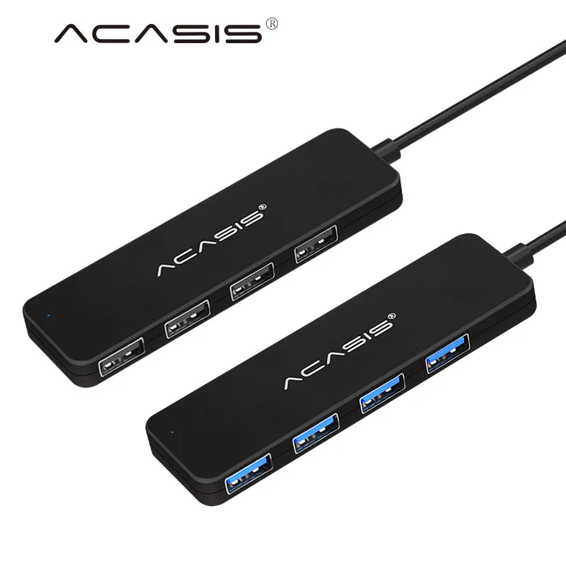 

Acasis High Speed 4 Ports USB 3.0 HUB With Power Supply Port USB3.0 Splitter OTG Adapter for iMac Laptop Desktop Accessories