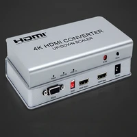 4k hdmi compatible up down converter scaler 4k 1080p 720p with video wall controller processor functionsrs232 control