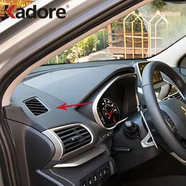 Матовая крышка для вентиляционного отверстия автомобиля Mitsubishi Eclipse Cross 2017 2018 2019 ABS
