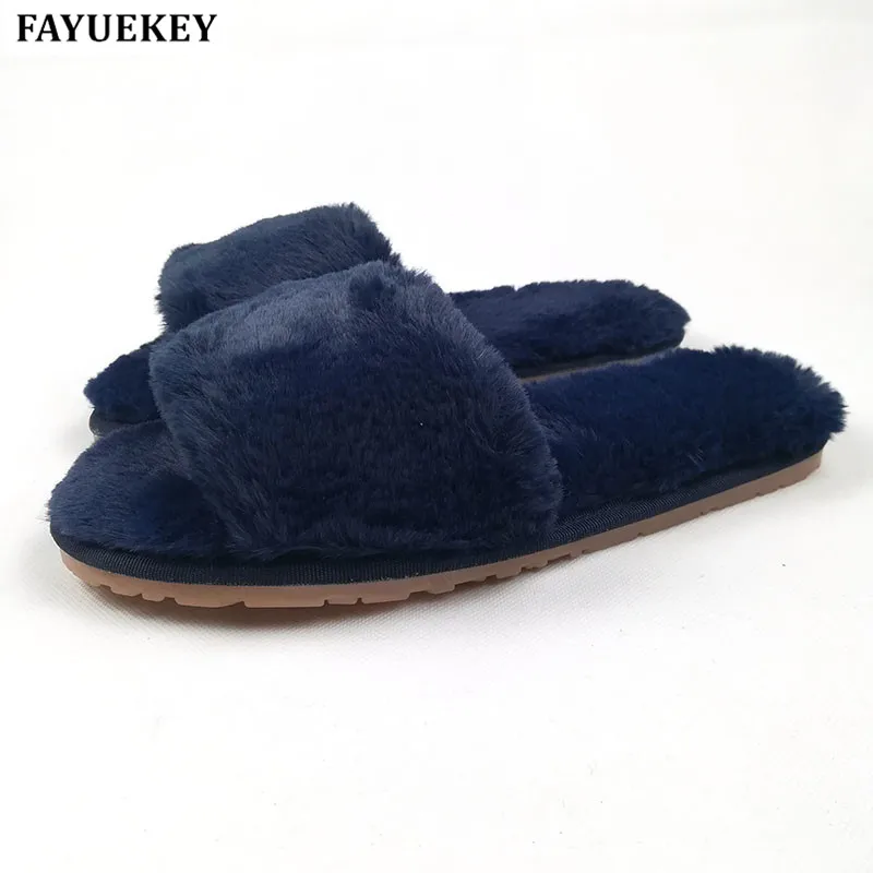 Новинка модные домашние хлопковые плюшевые тапочки FAYUEKEY 11 цветов на осень и зиму