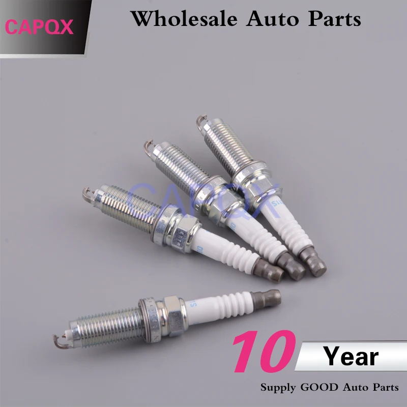 Capqx 4 шт. высокое качество подлинные Иридиевые свечи для HONDA Fit vezel CITY XRV 1.5L 12290-5R0-003
