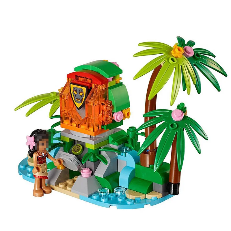Girl Princess Moanas Ocean Voyage Restore Model Building Blocks Compatible Legoings Friends Maui Bricks Girls Children Toys Gift | Игрушки и