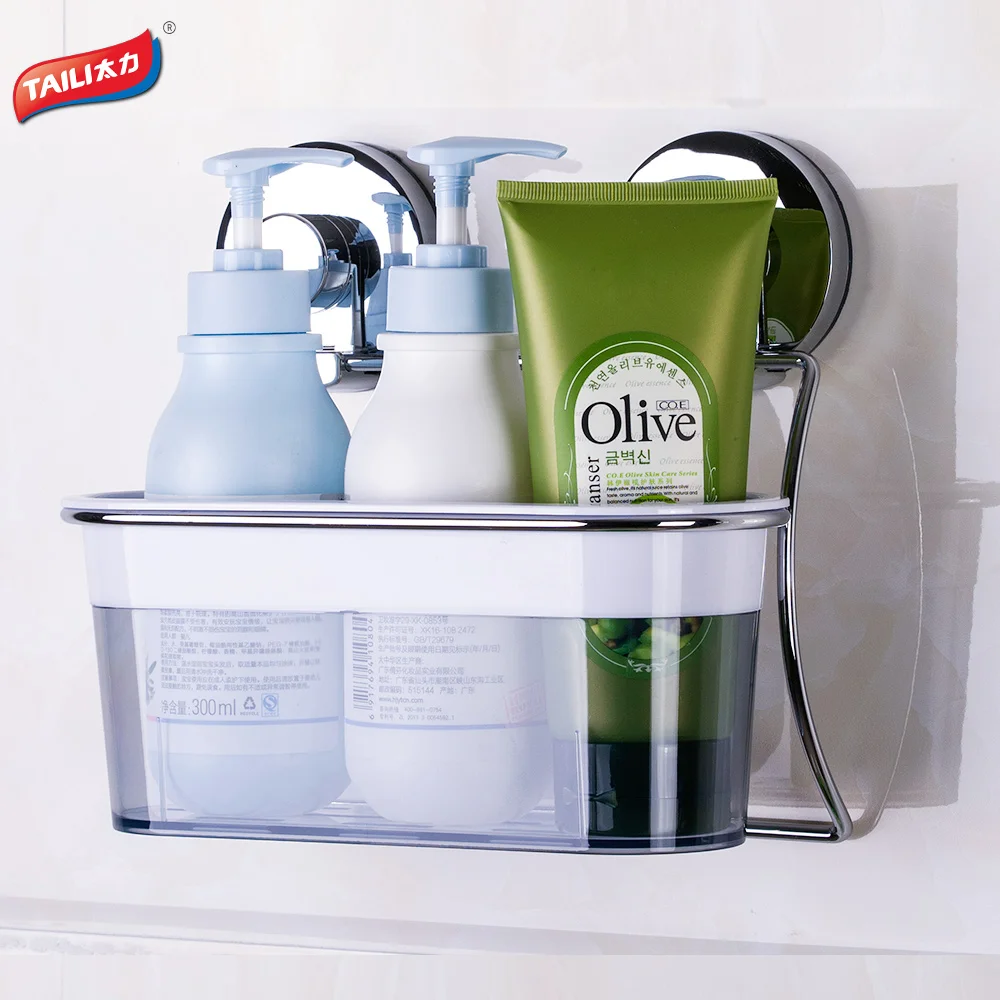 Хромированные полки для ванной небольшой размер настенный тип без бурения супер