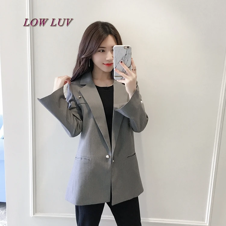 Новинка женский костюм весна и осень Женский блейзер маленький куртка для женщин