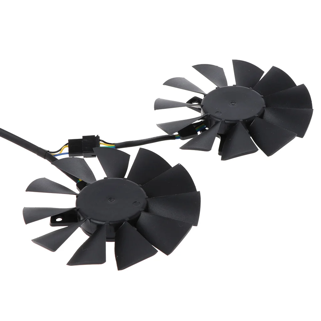 75 мм PLD08010S12HH 0.35A охлаждающий вентилятор для видеокарты MSI GTX|Кулеры и системы