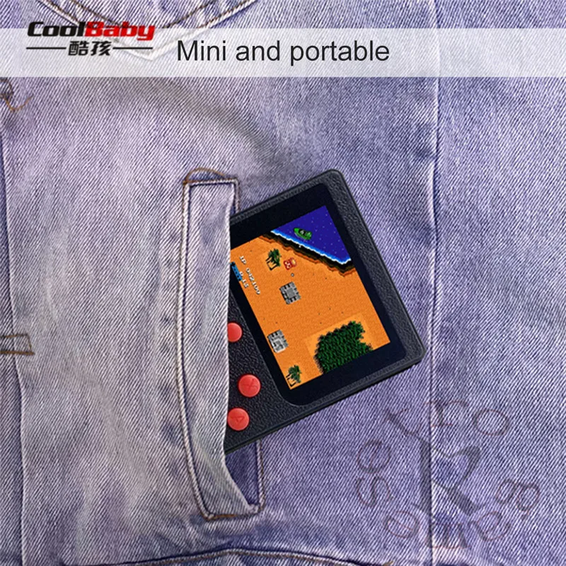 Портативная игровая консоль Q6 AV Out не геймпад аккумулятор 800 мАч 129 встроенных