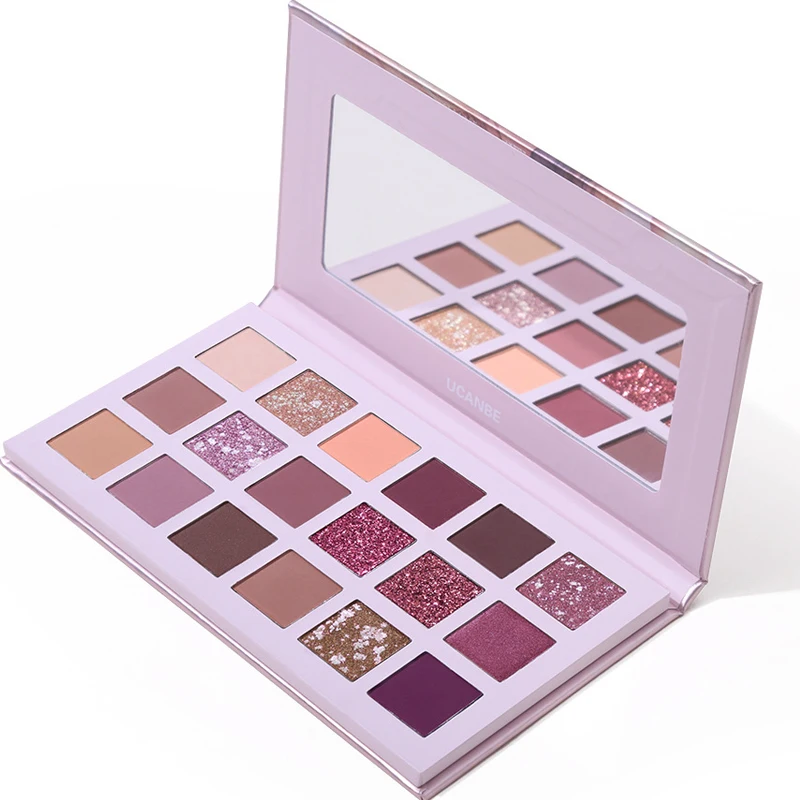 Новинка палитра теней для век 18 цветов прессованные жемчужные блестящие