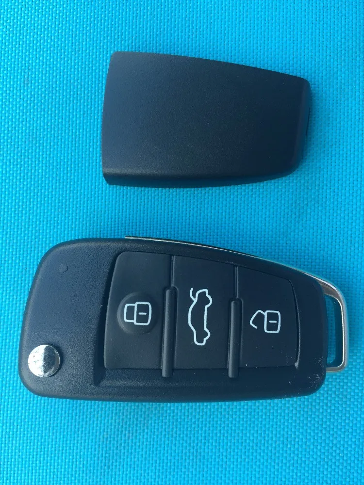 5 шт./лот Новый Сменный Чехол для ключа Audi 3 кнопочный пульт дистанционного