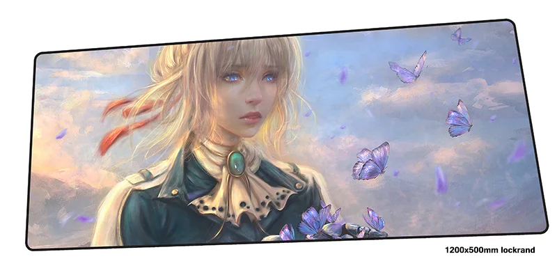 Фиолетовый Коврик для мыши evergarden 1200x500 мм коврики с HD печатью игровой коврик самые