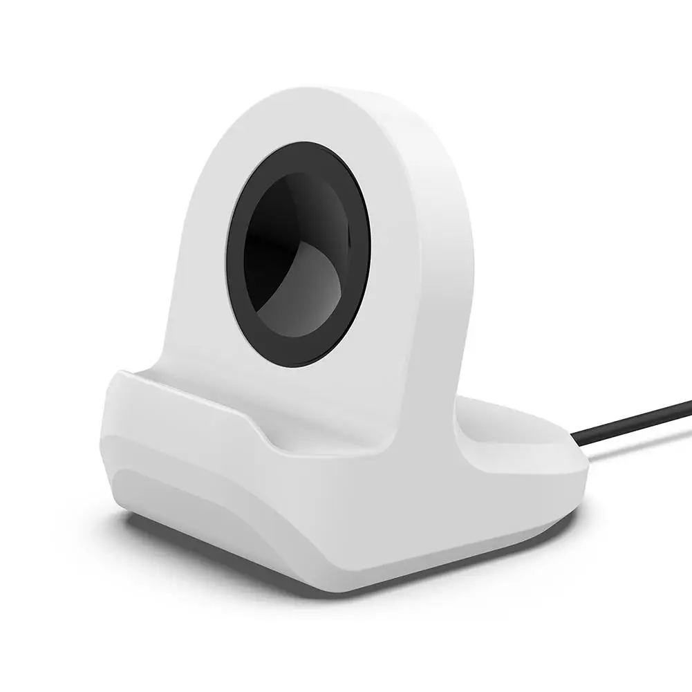 Silicone Non-slip Charge Stand Holder Station Dock For Samsung Galaxy Watch Active 40mm Charger Cable