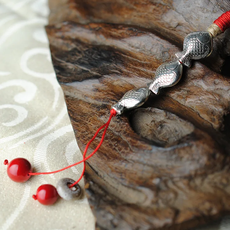 Длинное ожерелье с красными бусинами в этническом стиле|necklace pendrive|jewelry necklace