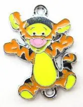 Бесплатная доставка 50 X tigger металлический сплав цинка Эмаль Подвески Ювелирные