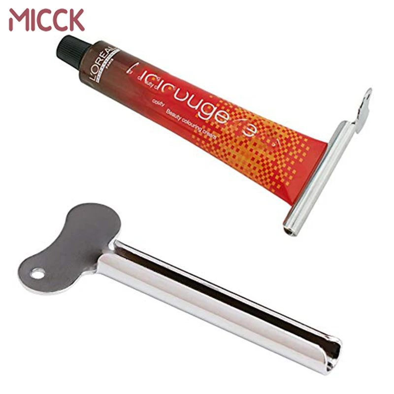 MICCK многофункциональная трубка из нержавеющей стали, соковыжималка для зубной пасты, ванная комната, краска для волос, косметический масляный выжиматель тюбика с краской, диспенсер