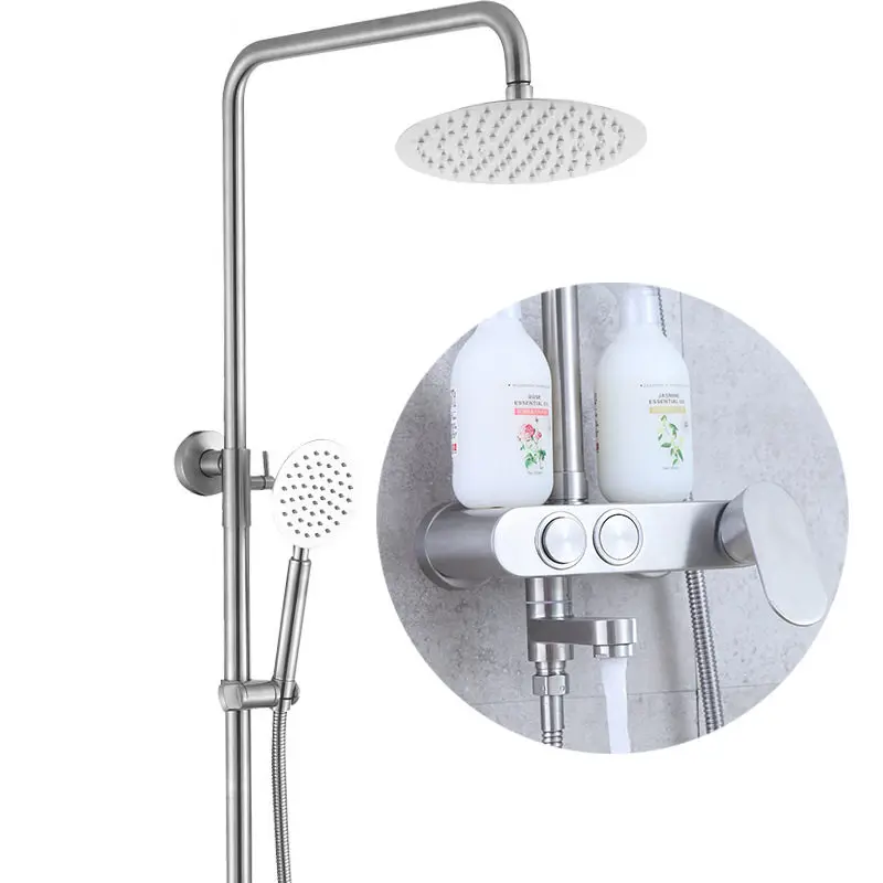 Набор для душа из нержавеющей стали 304 8 дюймов без свинца|set bathroom|set 3set 4 |