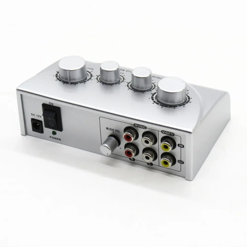 Новинка NKR N-1 микрофон усилитель и микрофон караоке микшер OK реверберации эффекты pc K песня микрофон предусилитель