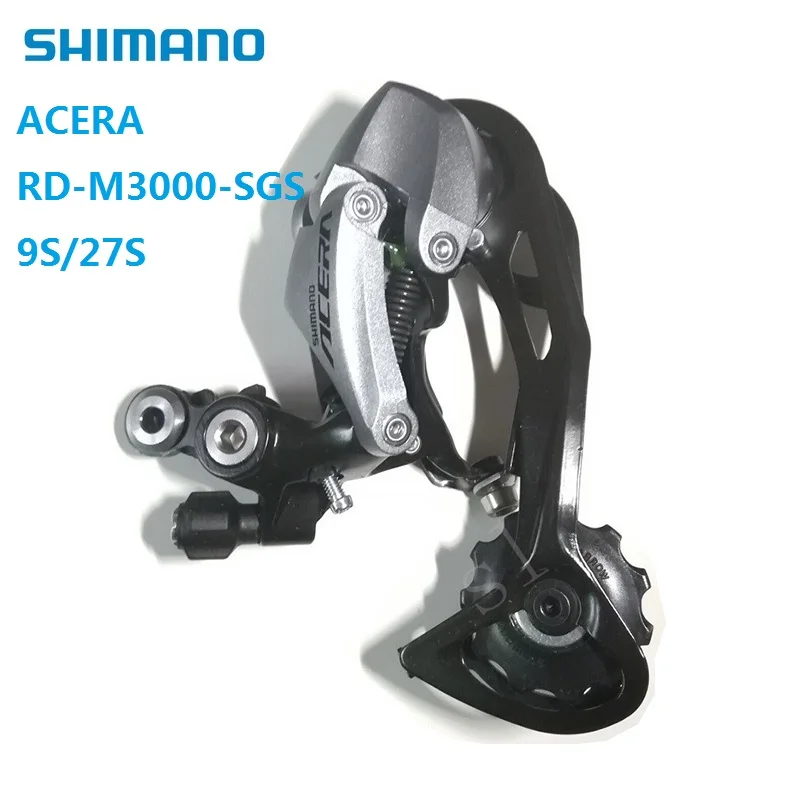 Shimano Acera RD M3000 SGS 9/27 задний переключатель скорости длинные ноги Скрытая тип дизайн