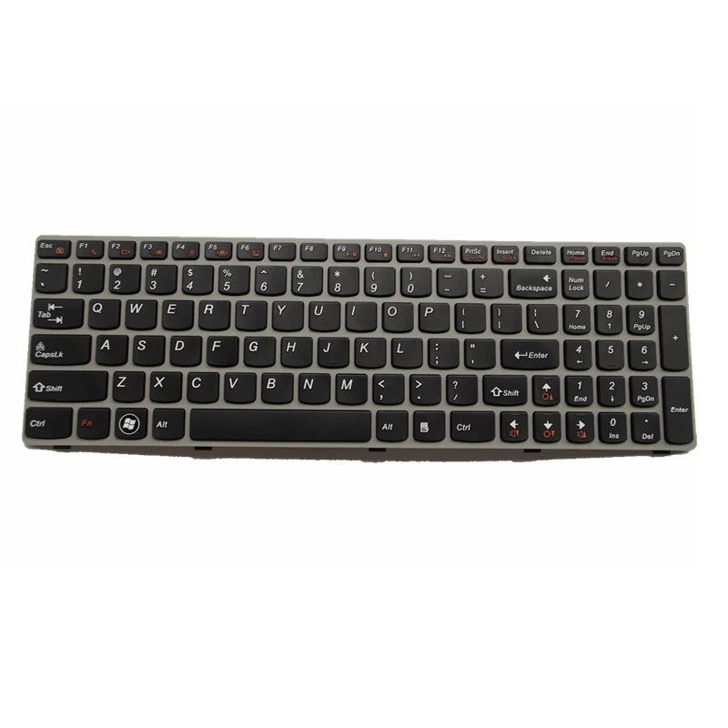 

Новая клавиатура для LENOVO G580 US серая Клавиатура для ноутбука
