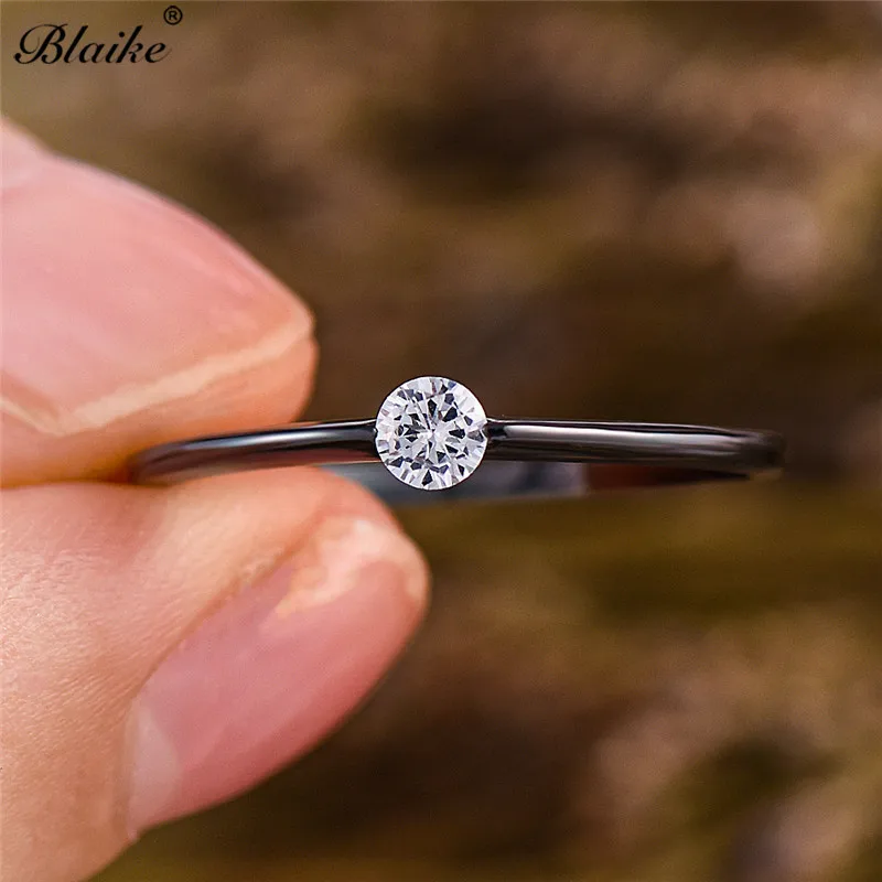 Кольца Blaike из стерлингового серебра 925 пробы для женщин обручальные кольца с