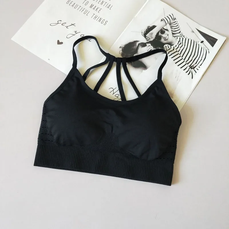 Нижнее белье женское спортивное дышащий спортивный бюстгальтер Йога фитнес топы