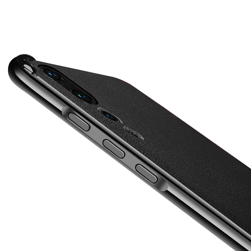 Binbo для Huawei P20 Pro чехол роскошная натуральная кожа + алюминиевая металлическая