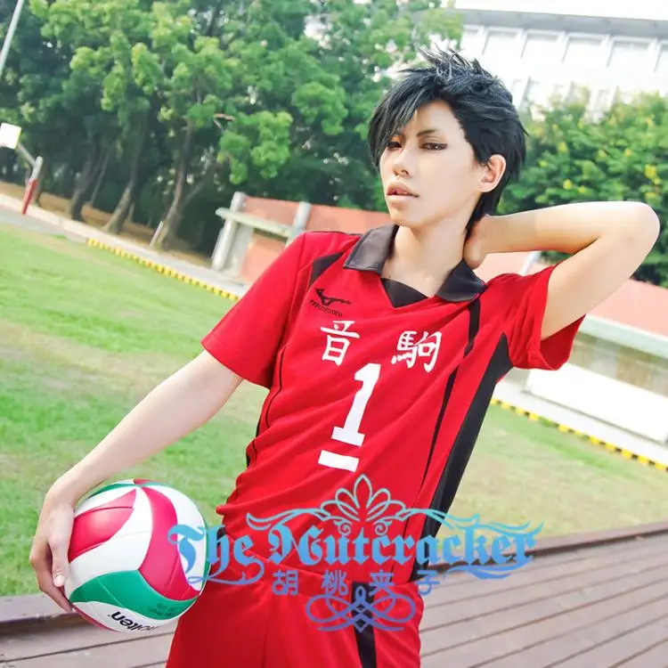 Аниме! Костюм для косплея Haikyuu NEKOMA школьная форма волейбола Kuroo Tetsurou спортивный