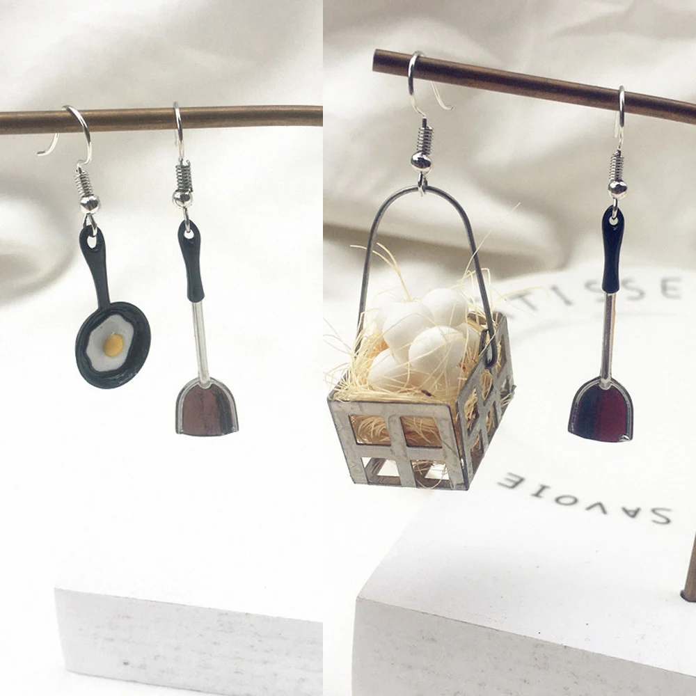 Серьги-подвески в форме яиц забавные серьги для женщин | Украшения и аксессуары