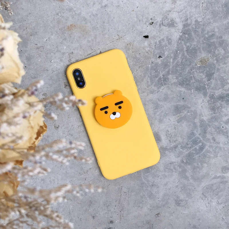for Samsung galaxy S7edge S8 S9 Note 8 9 3D cute ELMO MyMelody Holder Ring case iphone 5 S 6 7 plus X XR XS MAX cover |