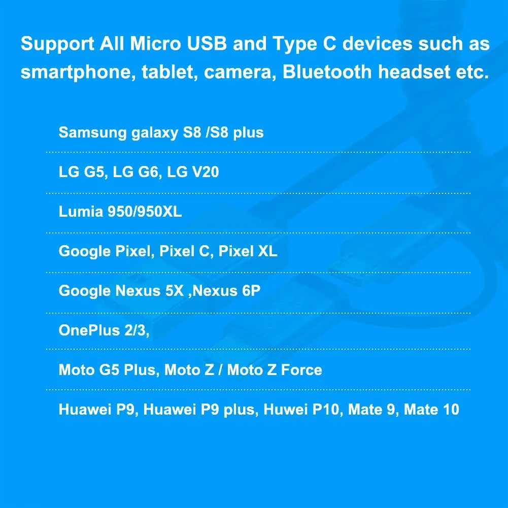 USB C и Micro 2 в 1 кабель JORINDO спиральный Type B совместим с устройствами Samsung S8 Android