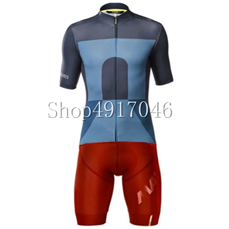 Команда Mavic триатлонный костюм мужской летний Велоспорт шерстяной облегающий