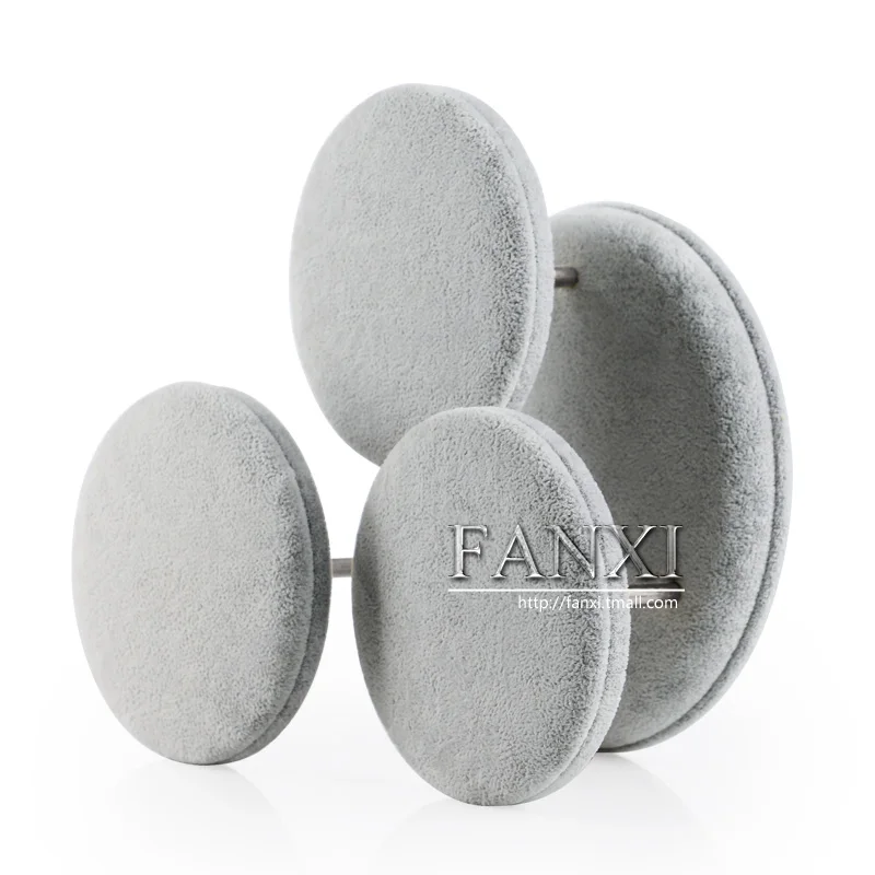 Fanxi розовые ледяные бархатные часы браслет держатель для браслета ювелирные