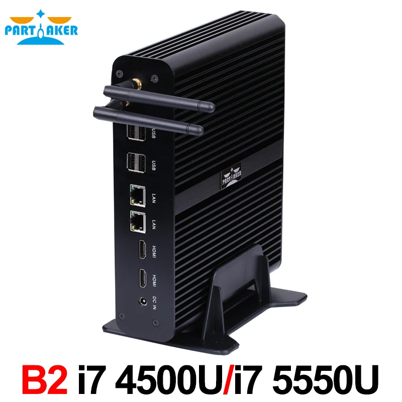 Мини ПК i7 бродуэлл U 5500U процессор безвентиляторный мини компьютер Поддержка Windows