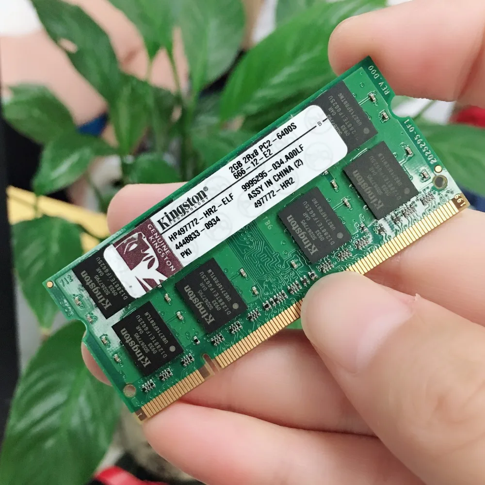 Оперативная память Kingston 2 Гб 2G PC2 DDR2 800 МГц 6400 6400S модуль памяти ноутбук 100% оригинал